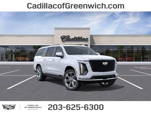 Vibrant White 2026 Cadillac Escalade ESV Sport