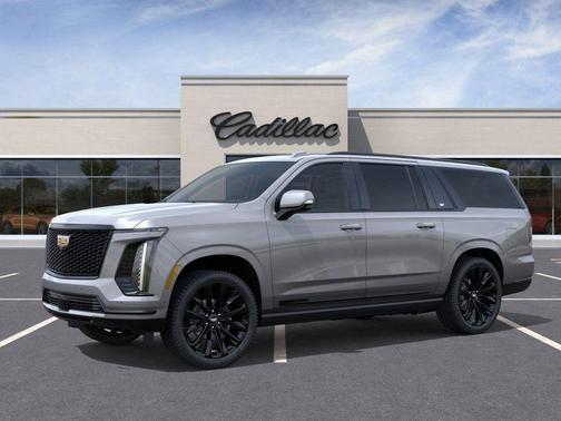Silver Metallic 2026 Cadillac Escalade ESV Platinum Sport
