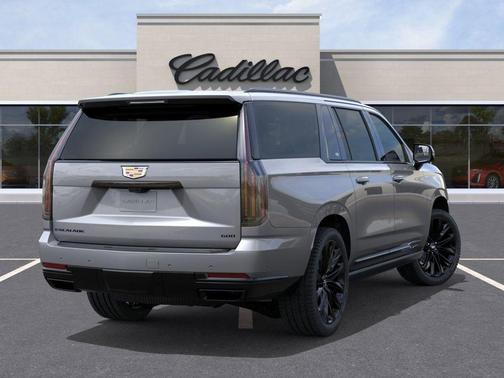 Silver Metallic 2026 Cadillac Escalade ESV Platinum Sport