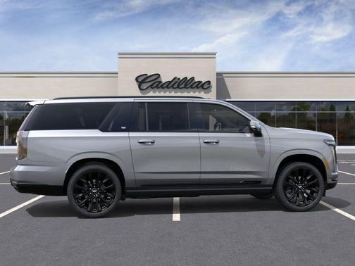Silver Metallic 2026 Cadillac Escalade ESV Platinum Sport