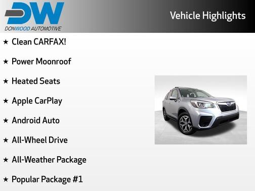 Ice Silver Metallic 2019 Subaru Forester Premium
