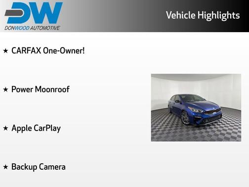 Deep Sea Blue 2021 Kia Forte GT