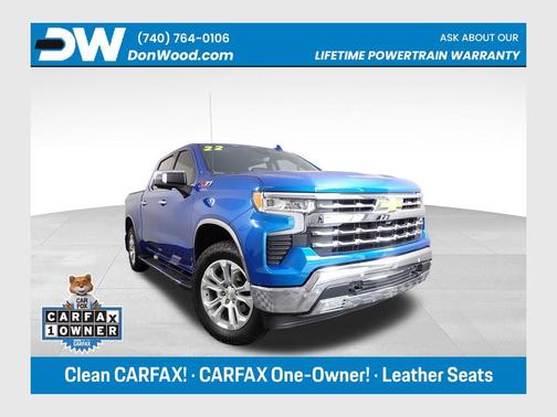 Glacier Blue Metallic 2022 Chevrolet Silverado 1500 LTZ