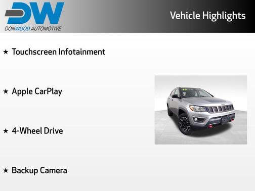 Billet Silver Metallic Clearcoat 2019 Jeep Compass Trailhawk