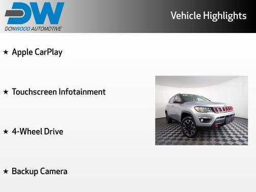 Billet Silver Metallic Clearcoat 2019 Jeep Compass Trailhawk