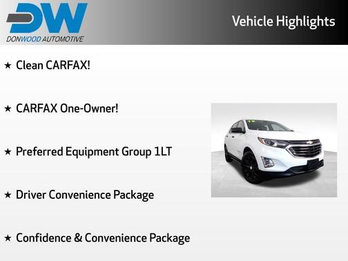 Summit White 2019 Chevrolet Equinox 1LT