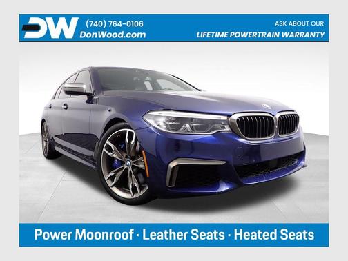 Mediterranean Blue Metallic 2018 BMW M550 i xDrive