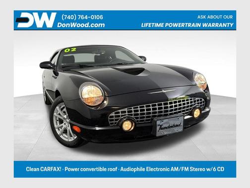 Evening Black 2002 Ford Thunderbird