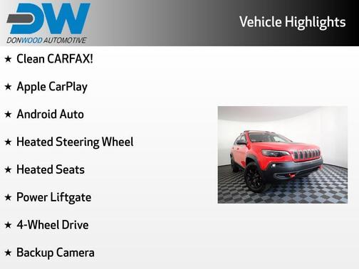 Firecracker Red Clearcoat 2019 Jeep Cherokee Trailhawk