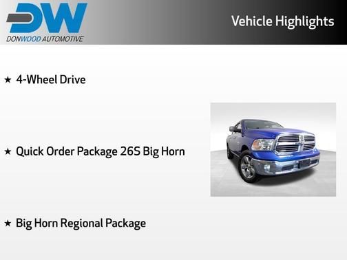 Blue Streak Pearlcoat 2017 RAM 1500 Big Horn