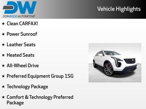 Crystal White Tri-Coat 2019 Cadillac XT4 Sport