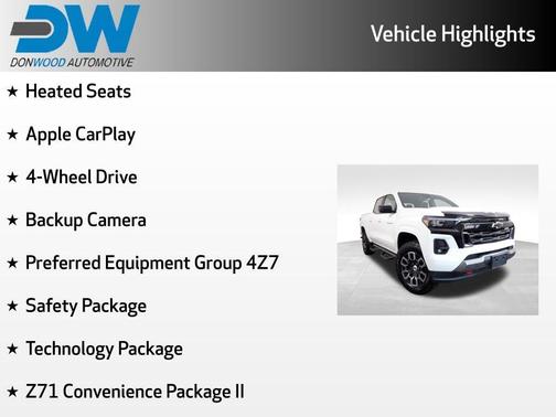 Summit White 2024 Chevrolet Colorado Z71