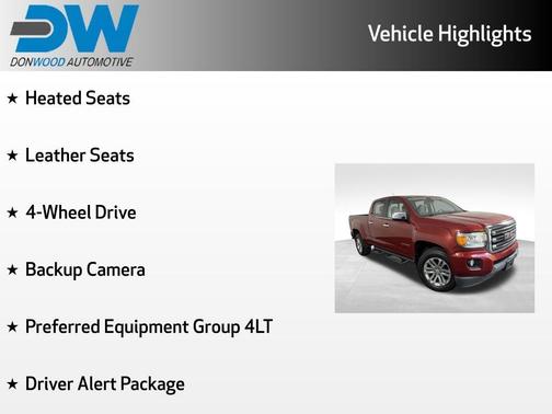 Copper Red Metallic 2016 GMC Canyon SLT