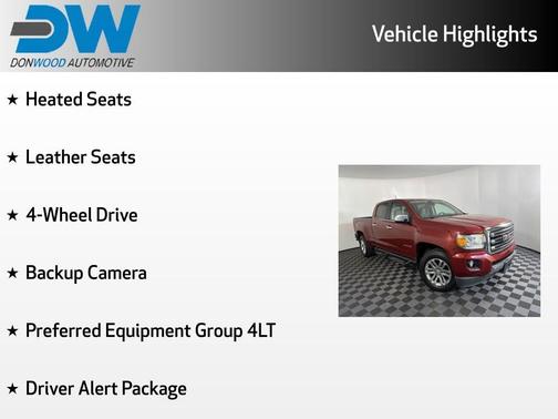 Copper Red Metallic 2016 GMC Canyon SLT