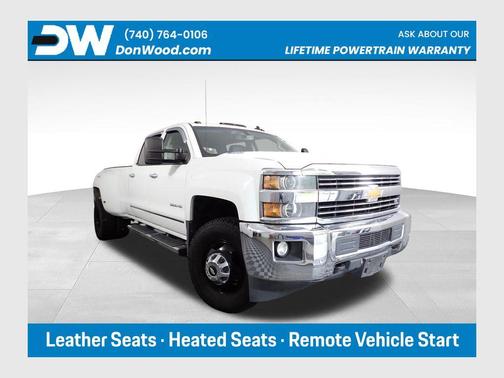 Summit White 2015 Chevrolet Silverado 3500 LTZ