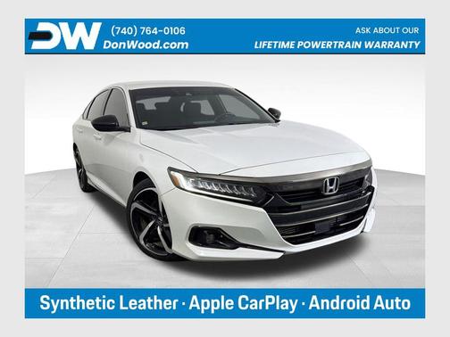 Platinum White Pearl 2021 Honda Accord Sport 1.5T