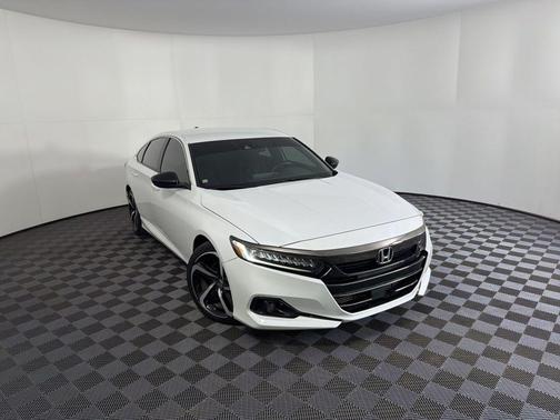 Platinum White Pearl 2021 Honda Accord Sport 1.5T