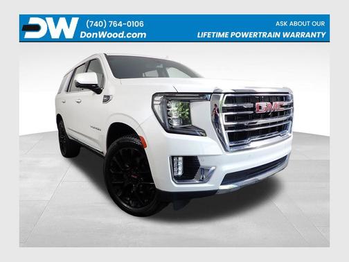 White Frost Tri-Coat 2022 GMC Yukon SLT
