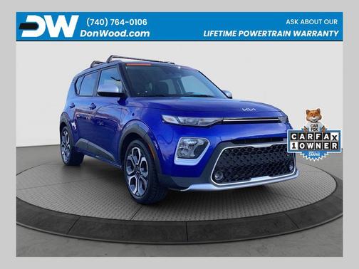 Neptune Blue / Black Roof 2022 Kia Soul X-Line