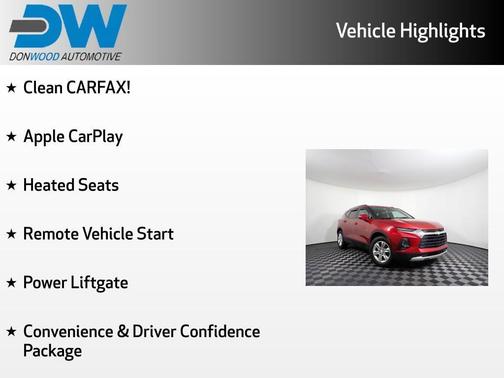 Cherry Red Tintcoat 2021 Chevrolet Blazer 2LT