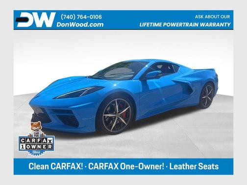 Rapid Blue 2022 Chevrolet Corvette Stingray w/3LT