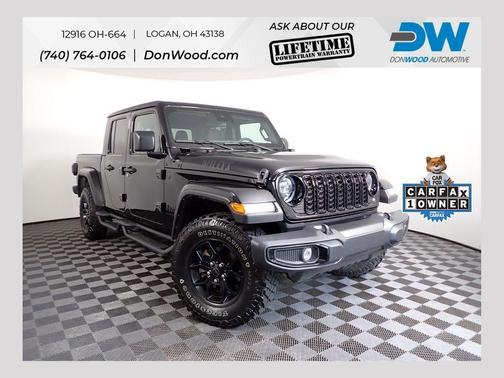 Black Clearcoat 2024 Jeep Gladiator Sport