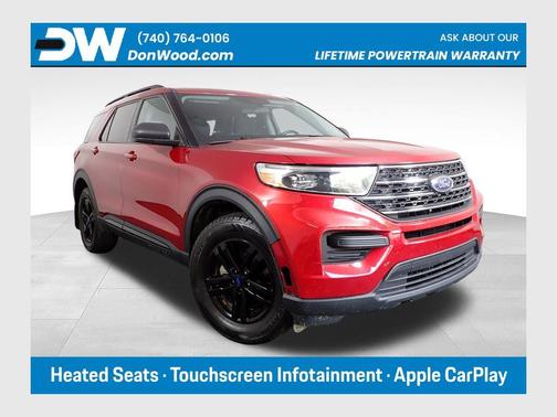 Rapid Red Metallic Tinted Clearcoat 2023 Ford Explorer XLT