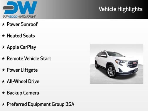 Summit White 2018 GMC Terrain SLE