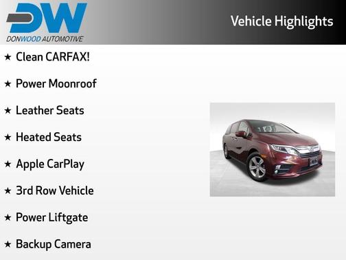 Deep Scarlet Pearl 2018 Honda Odyssey EX-L