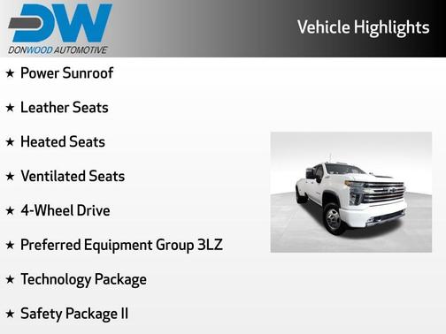 Summit White 2021 Chevrolet Silverado 3500 High Country
