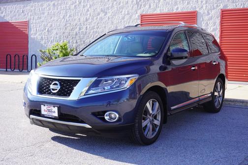 Arctic Blue Metallic 2016 Nissan Pathfinder Platinum