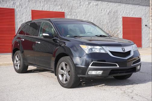 Crystal Black Pearl 2011 Acura MDX 3.7L Technology