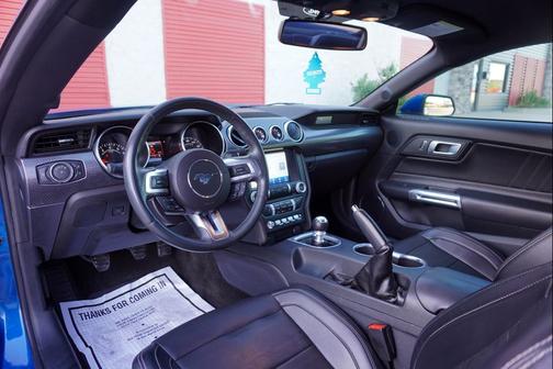 Blue 2018 Ford Mustang GT