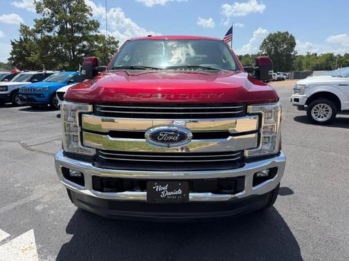 Red 2018 Ford F-250 Lariat