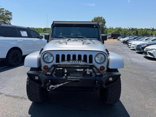 Silver 2013 Jeep Wrangler Unlimited Rubicon