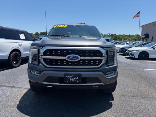 Gray 2022 Ford F-150 Platinum