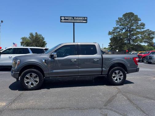 Gray 2022 Ford F-150 Platinum