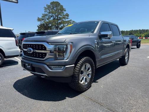 Gray 2022 Ford F-150 Platinum