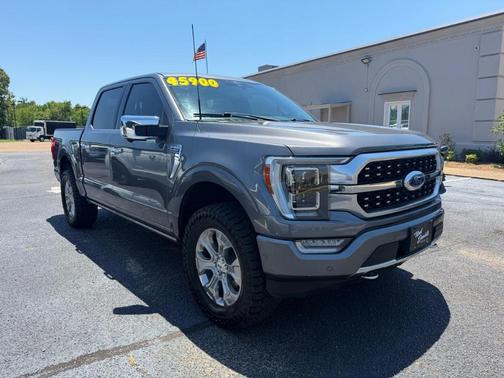 Gray 2022 Ford F-150 Platinum