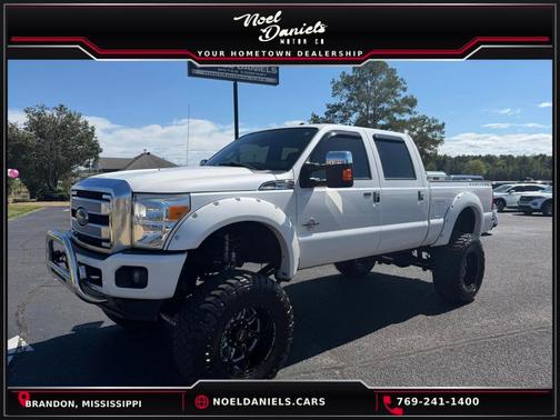White Platinum Clearcoat Metallic 2016 Ford F-250 Platinum
