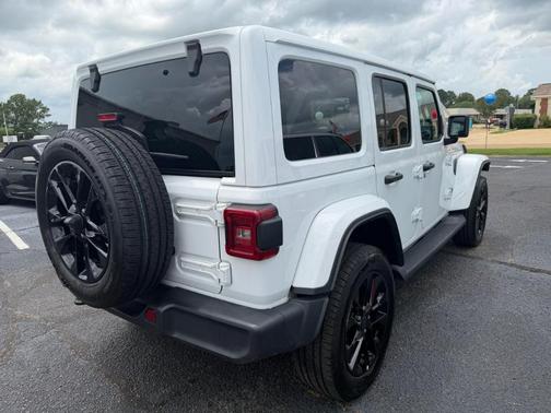 White 2025 Jeep Wrangler 4xe Sahara