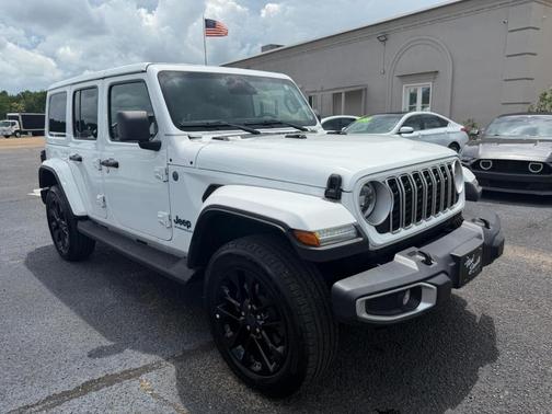 White 2025 Jeep Wrangler 4xe Sahara