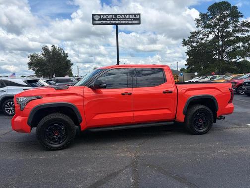 Orange 2023 Toyota Tundra Hybrid TRD Pro