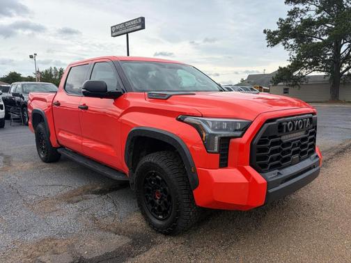 Orange 2023 Toyota Tundra Hybrid TRD Pro