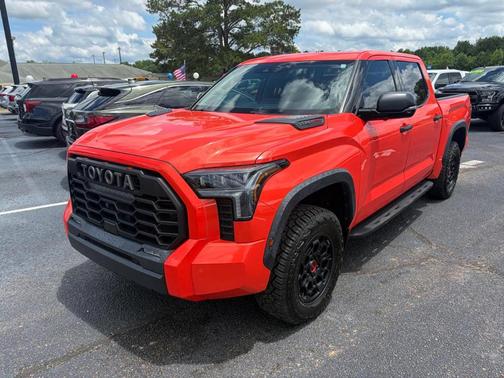 Orange 2023 Toyota Tundra Hybrid TRD Pro
