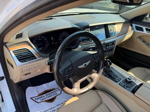 Casablanca White 2016 Hyundai Genesis 3.8