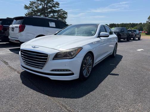 Casablanca White 2016 Hyundai Genesis 3.8