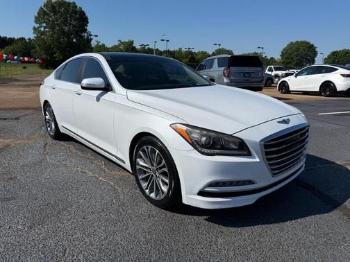 Casablanca White 2016 Hyundai Genesis 3.8