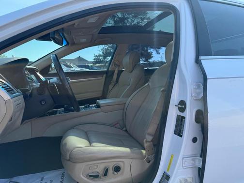 Casablanca White 2016 Hyundai Genesis 3.8