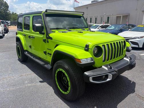 Green 2021 Jeep Wrangler Unlimited Sahara